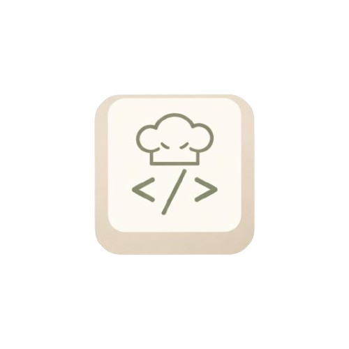 keycap showing chef hat on top of < / >